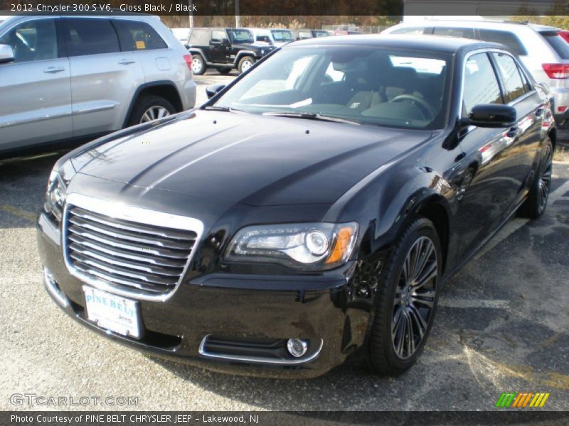 Gloss Black / Black 2012 Chrysler 300 S V6