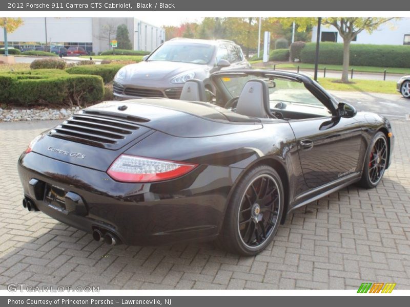 Black / Black 2012 Porsche 911 Carrera GTS Cabriolet