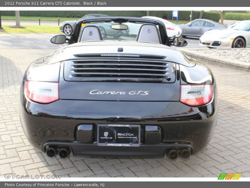 Black / Black 2012 Porsche 911 Carrera GTS Cabriolet