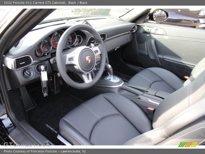 2012 911 Carrera GTS Cabriolet Black Interior