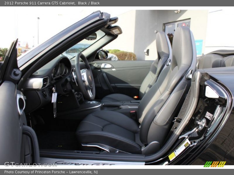 Black / Black 2012 Porsche 911 Carrera GTS Cabriolet