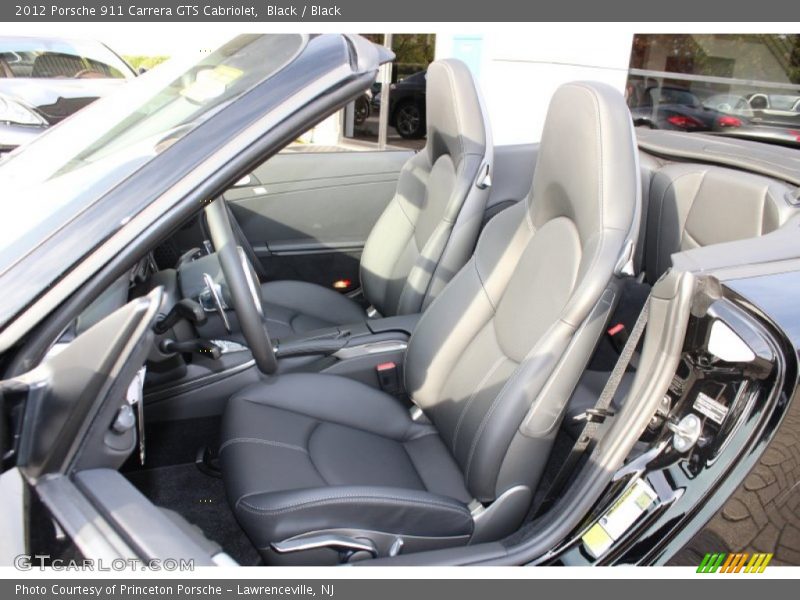 Black / Black 2012 Porsche 911 Carrera GTS Cabriolet