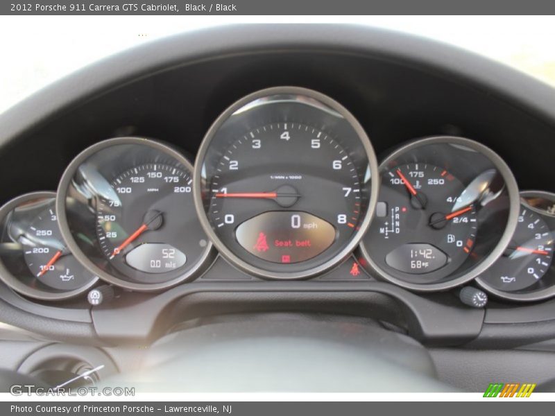  2012 911 Carrera GTS Cabriolet Carrera GTS Cabriolet Gauges