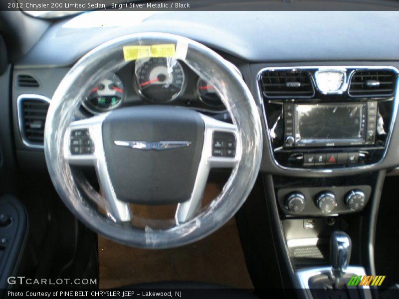 Bright Silver Metallic / Black 2012 Chrysler 200 Limited Sedan