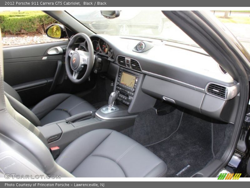 Black / Black 2012 Porsche 911 Carrera GTS Cabriolet
