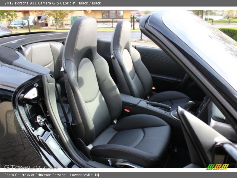 Black / Black 2012 Porsche 911 Carrera GTS Cabriolet