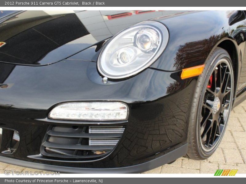 Black / Black 2012 Porsche 911 Carrera GTS Cabriolet