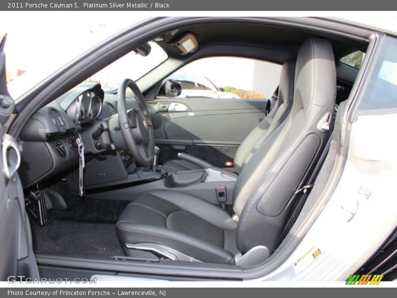  2011 Cayman S Black Interior