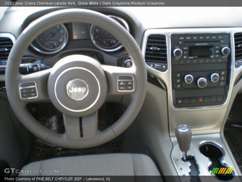 Stone White / Dark Graystone/Medium Graystone 2012 Jeep Grand Cherokee Laredo 4x4