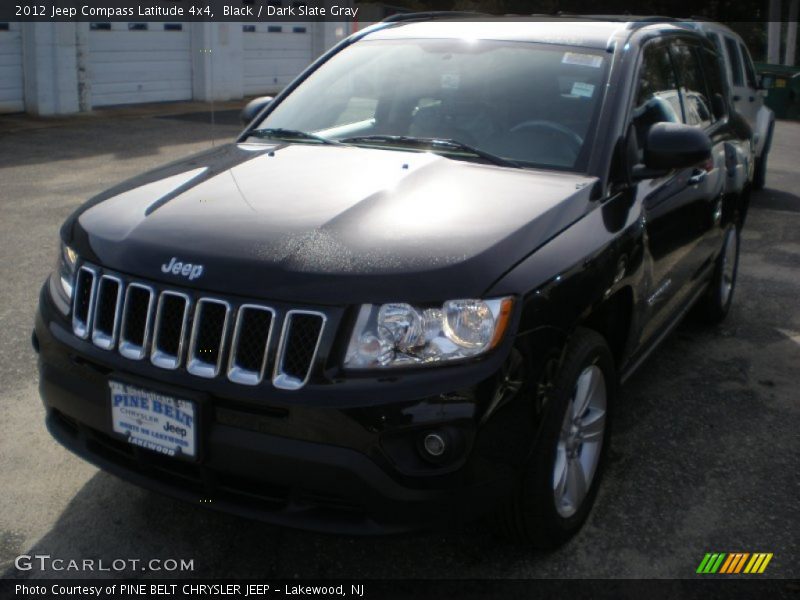 Black / Dark Slate Gray 2012 Jeep Compass Latitude 4x4