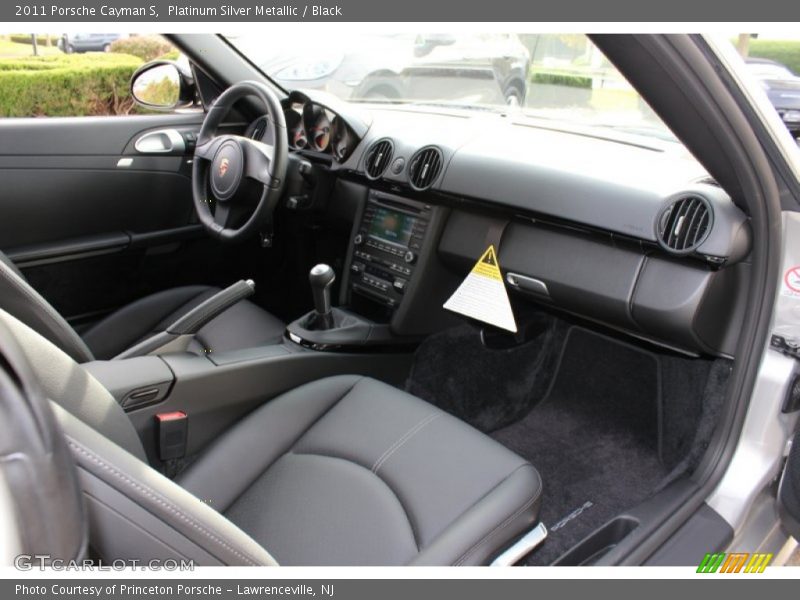  2011 Cayman S Black Interior