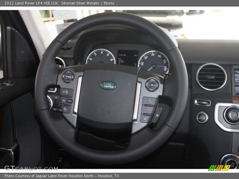 Siberian Silver Metallic / Ebony 2012 Land Rover LR4 HSE LUX