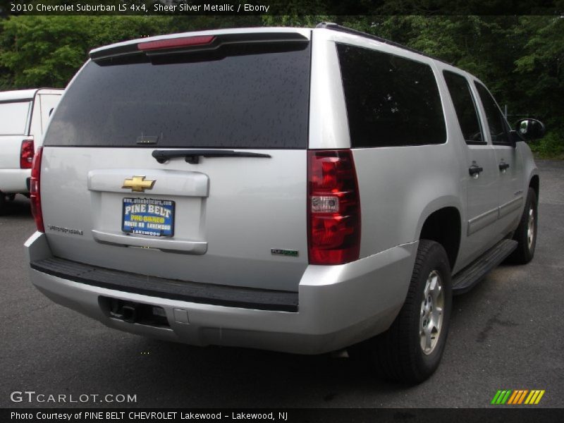 Sheer Silver Metallic / Ebony 2010 Chevrolet Suburban LS 4x4