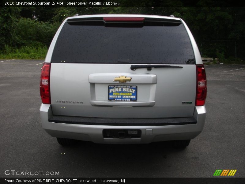Sheer Silver Metallic / Ebony 2010 Chevrolet Suburban LS 4x4