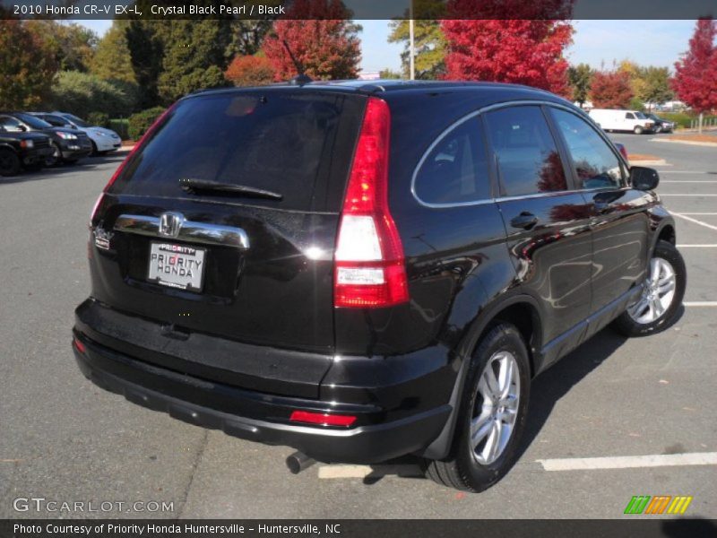 Crystal Black Pearl / Black 2010 Honda CR-V EX-L