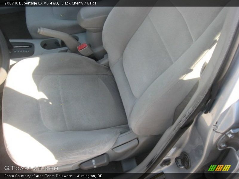 Black Cherry / Beige 2007 Kia Sportage EX V6 4WD