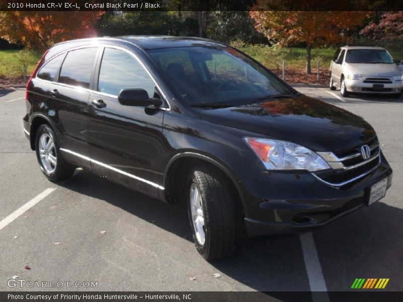 Crystal Black Pearl / Black 2010 Honda CR-V EX-L