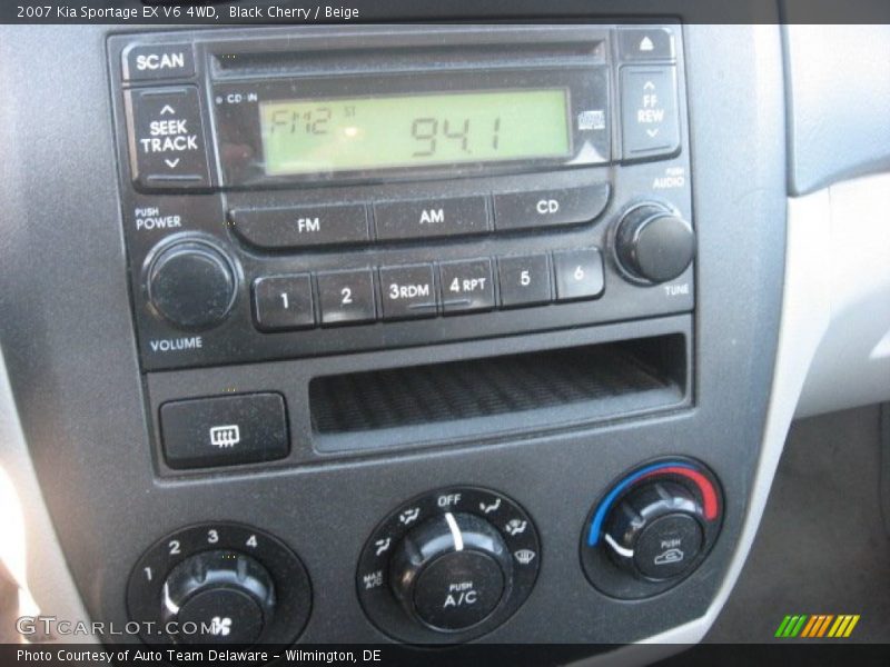 Black Cherry / Beige 2007 Kia Sportage EX V6 4WD