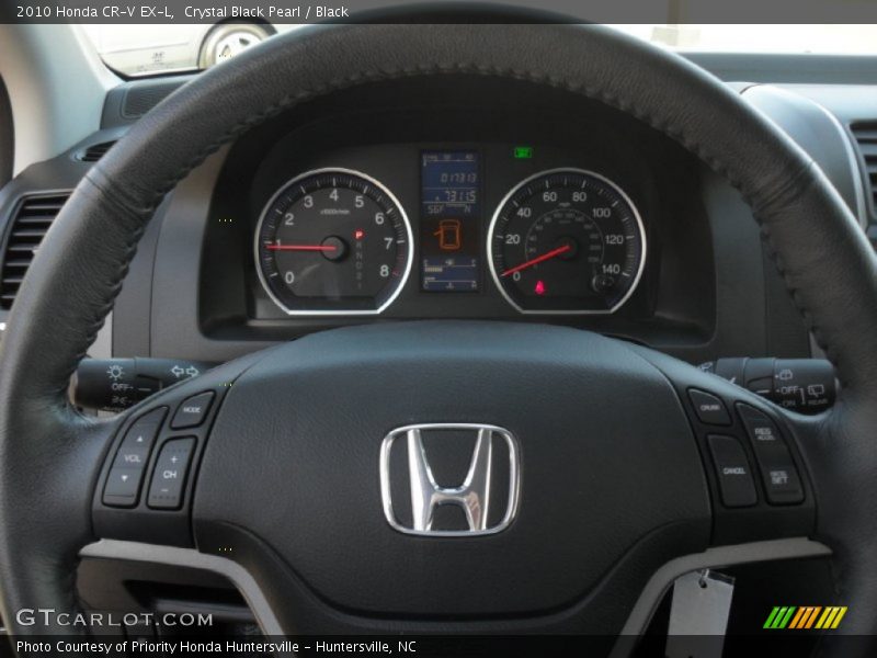 Crystal Black Pearl / Black 2010 Honda CR-V EX-L