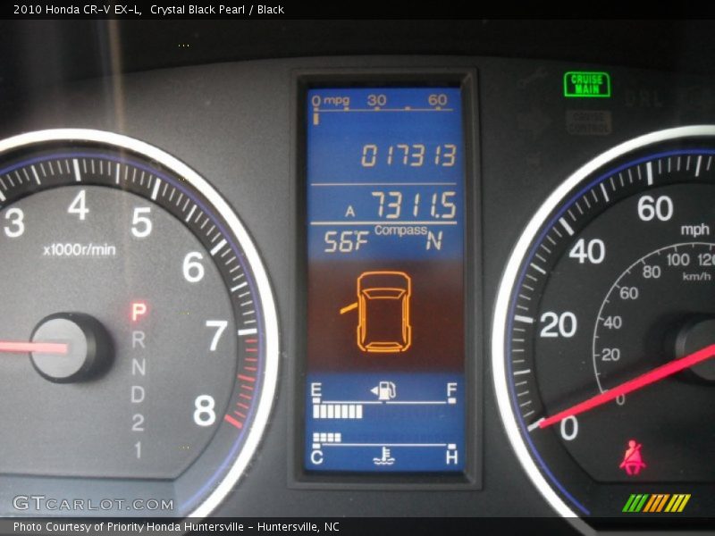 Crystal Black Pearl / Black 2010 Honda CR-V EX-L
