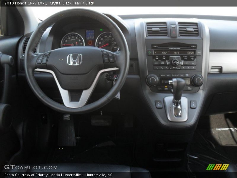 Crystal Black Pearl / Black 2010 Honda CR-V EX-L
