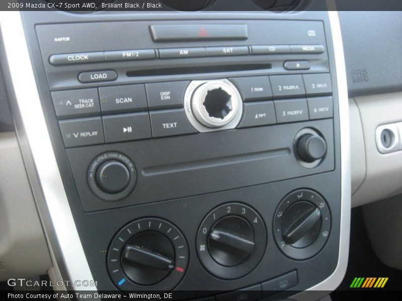 Brilliant Black / Black 2009 Mazda CX-7 Sport AWD