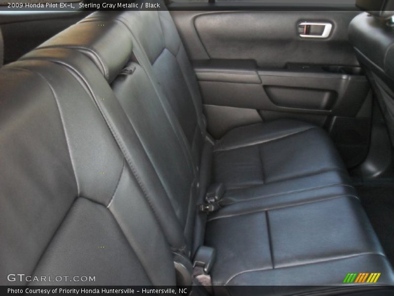Sterling Gray Metallic / Black 2009 Honda Pilot EX-L