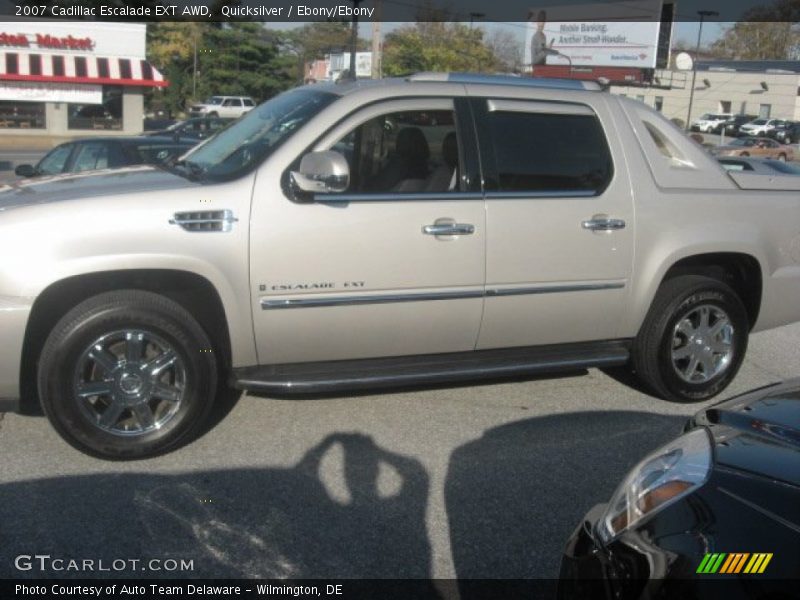 Quicksilver / Ebony/Ebony 2007 Cadillac Escalade EXT AWD