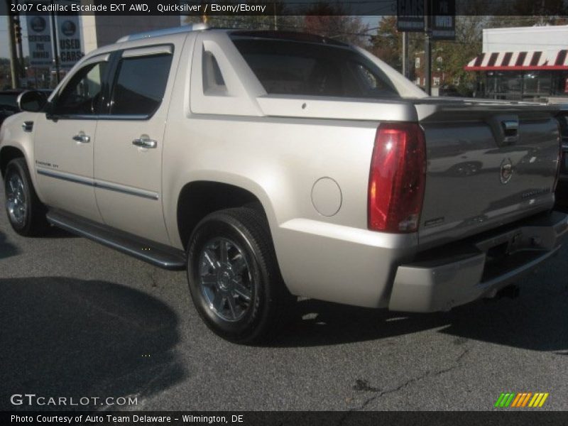 Quicksilver / Ebony/Ebony 2007 Cadillac Escalade EXT AWD