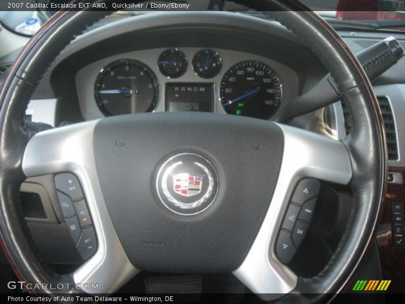 Quicksilver / Ebony/Ebony 2007 Cadillac Escalade EXT AWD