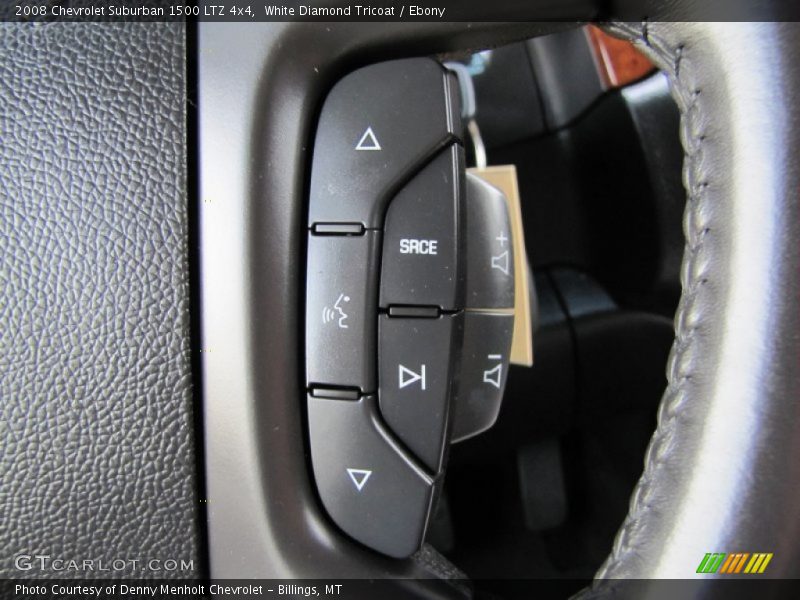 White Diamond Tricoat / Ebony 2008 Chevrolet Suburban 1500 LTZ 4x4