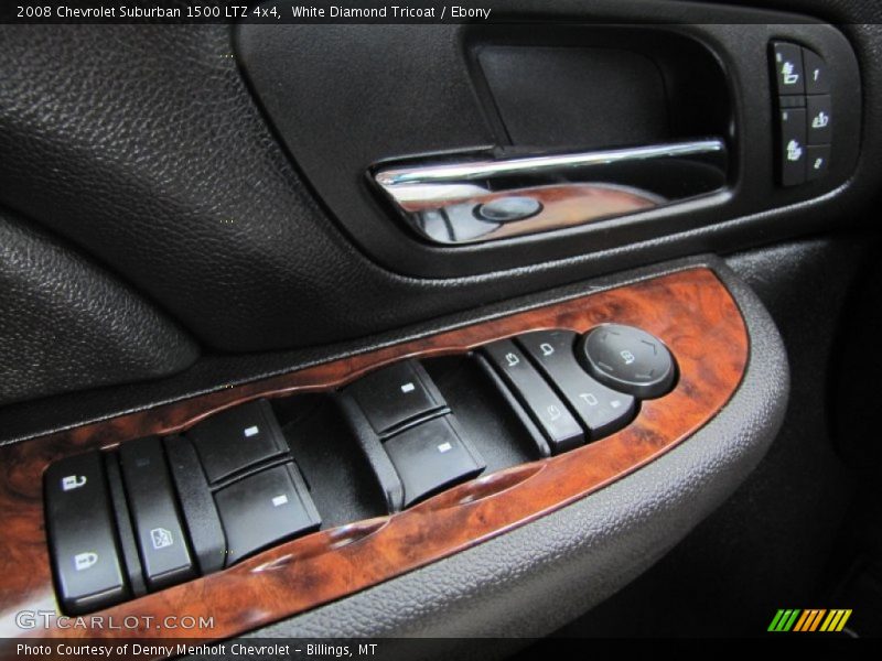 White Diamond Tricoat / Ebony 2008 Chevrolet Suburban 1500 LTZ 4x4