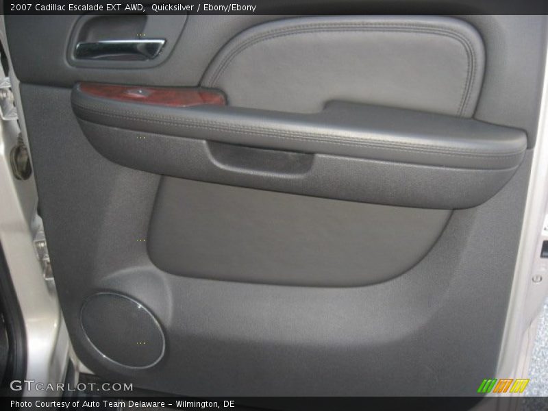 Quicksilver / Ebony/Ebony 2007 Cadillac Escalade EXT AWD