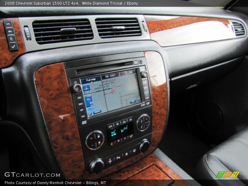 White Diamond Tricoat / Ebony 2008 Chevrolet Suburban 1500 LTZ 4x4