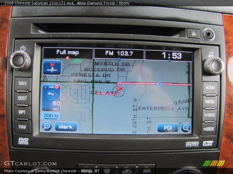 White Diamond Tricoat / Ebony 2008 Chevrolet Suburban 1500 LTZ 4x4