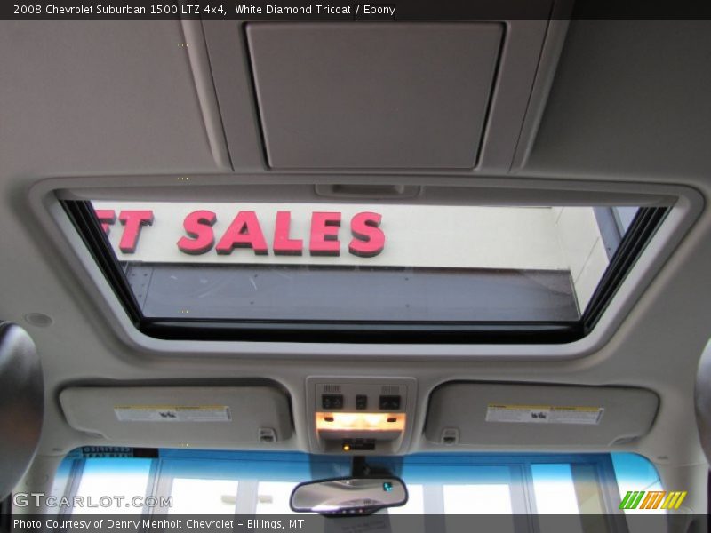 White Diamond Tricoat / Ebony 2008 Chevrolet Suburban 1500 LTZ 4x4
