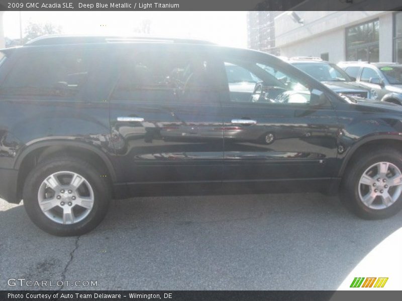 Deep Blue Metallic / Light Titanium 2009 GMC Acadia SLE
