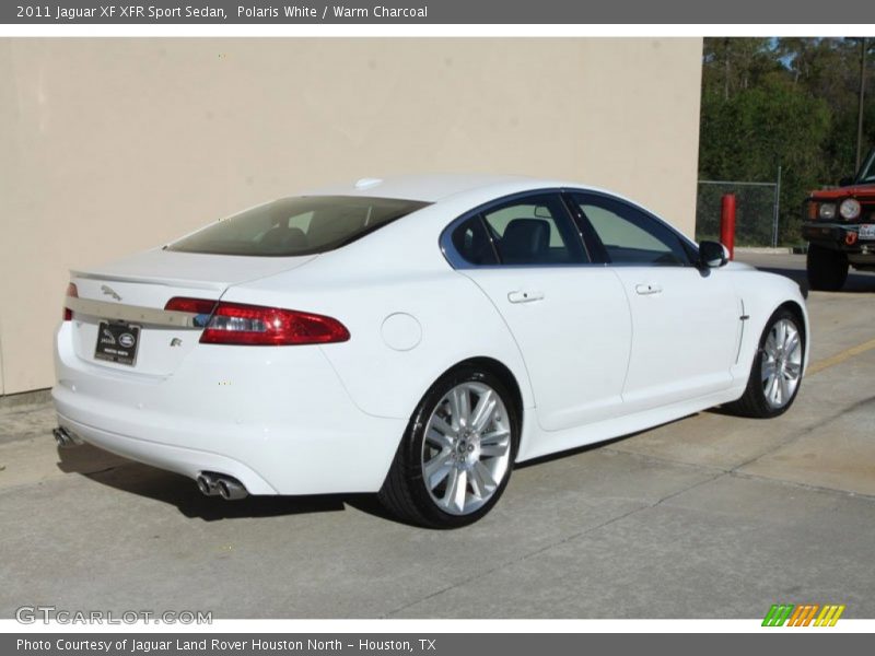 Polaris White / Warm Charcoal 2011 Jaguar XF XFR Sport Sedan