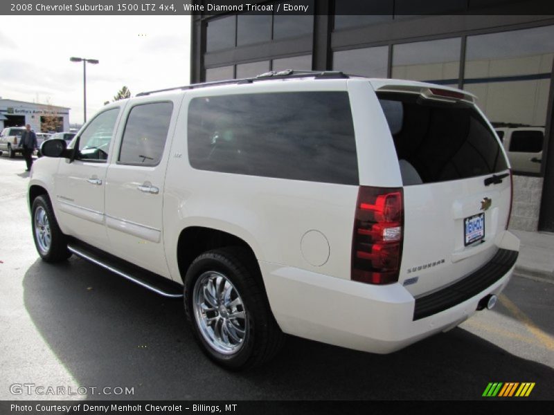 White Diamond Tricoat / Ebony 2008 Chevrolet Suburban 1500 LTZ 4x4