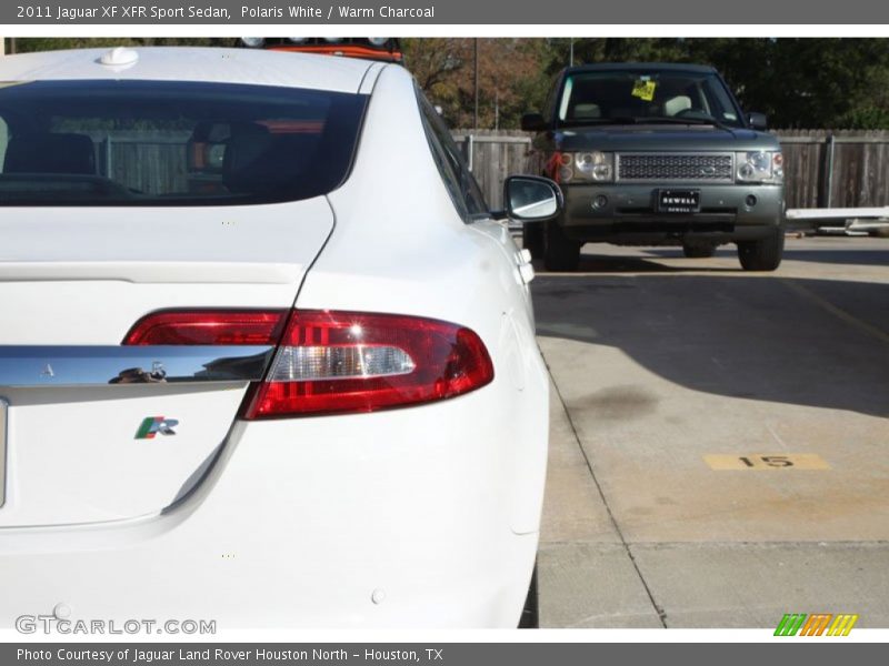 Polaris White / Warm Charcoal 2011 Jaguar XF XFR Sport Sedan