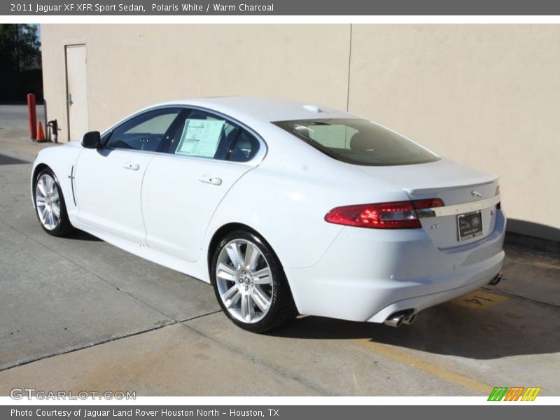 Polaris White / Warm Charcoal 2011 Jaguar XF XFR Sport Sedan