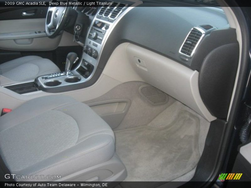 Deep Blue Metallic / Light Titanium 2009 GMC Acadia SLE