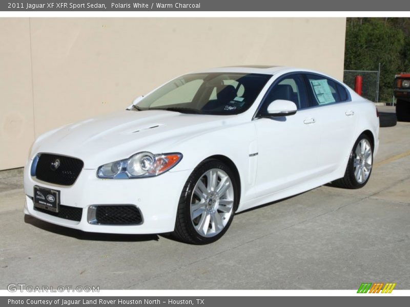 Polaris White / Warm Charcoal 2011 Jaguar XF XFR Sport Sedan