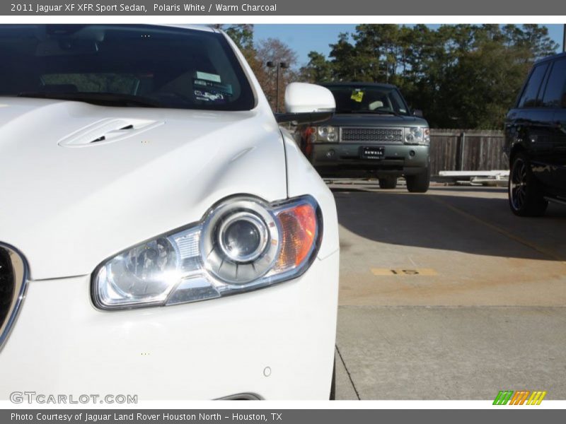 Polaris White / Warm Charcoal 2011 Jaguar XF XFR Sport Sedan