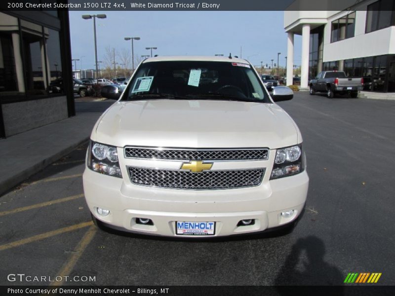 White Diamond Tricoat / Ebony 2008 Chevrolet Suburban 1500 LTZ 4x4