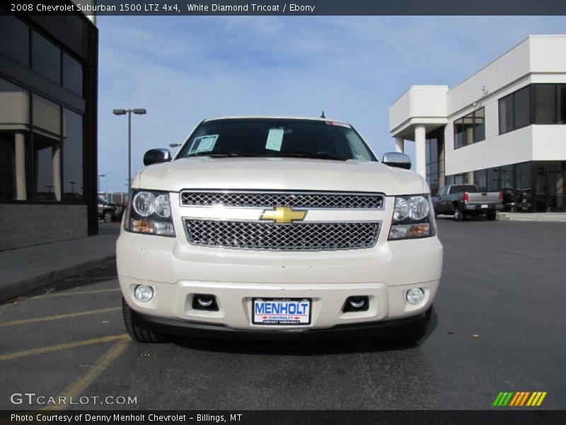White Diamond Tricoat / Ebony 2008 Chevrolet Suburban 1500 LTZ 4x4