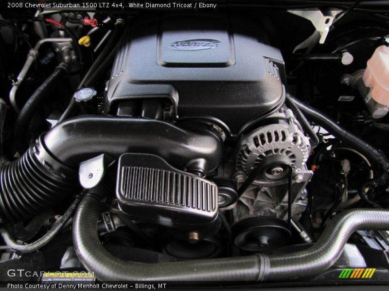 White Diamond Tricoat / Ebony 2008 Chevrolet Suburban 1500 LTZ 4x4