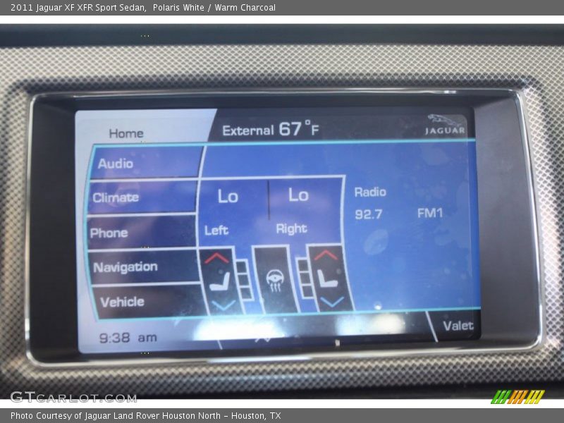 Polaris White / Warm Charcoal 2011 Jaguar XF XFR Sport Sedan