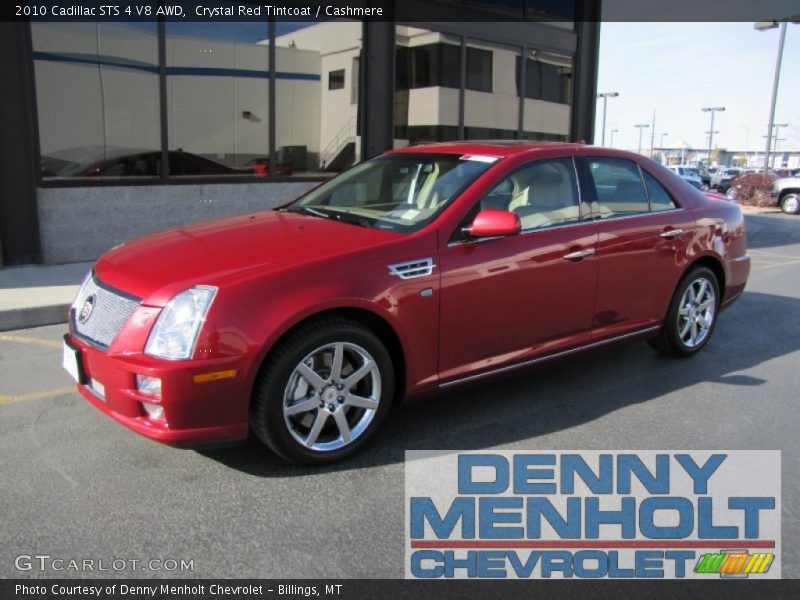 Crystal Red Tintcoat / Cashmere 2010 Cadillac STS 4 V8 AWD