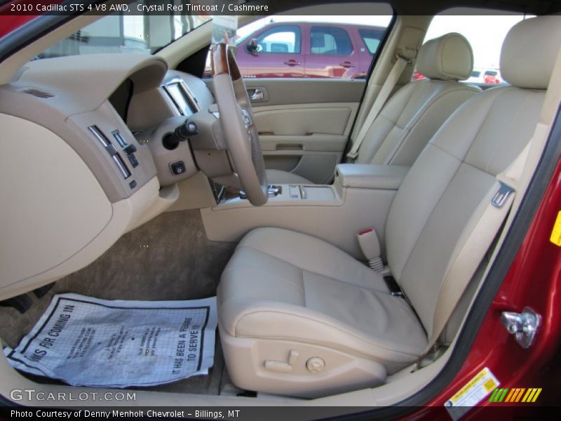 Crystal Red Tintcoat / Cashmere 2010 Cadillac STS 4 V8 AWD